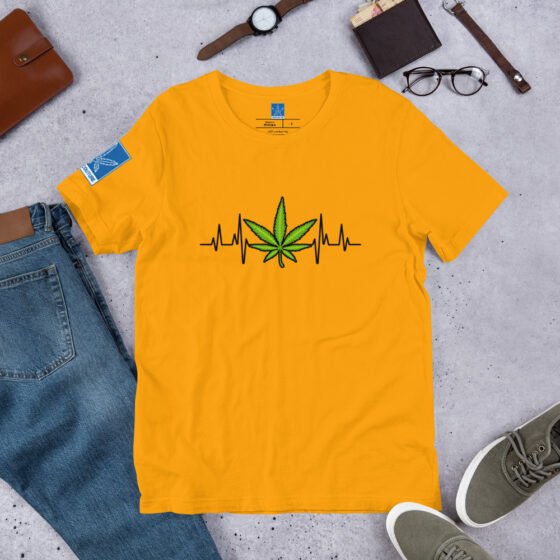 Weed Heartbeat tee - Image 18