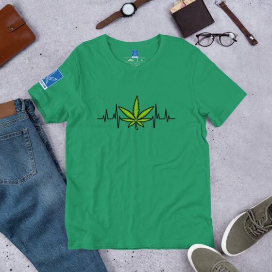 Weed Heartbeat tee - Image 14