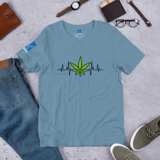 Weed Heartbeat tee - Image 16