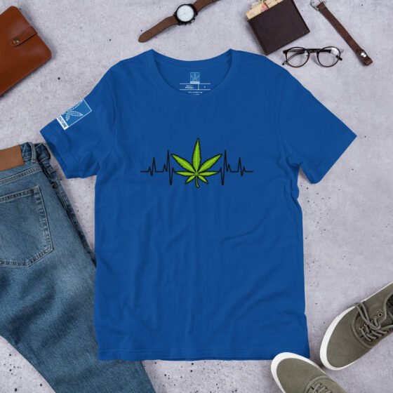 Weed Heartbeat tee - Image 2