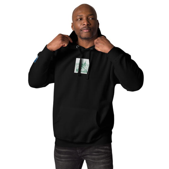 Marijuana Embroidered Hoodie