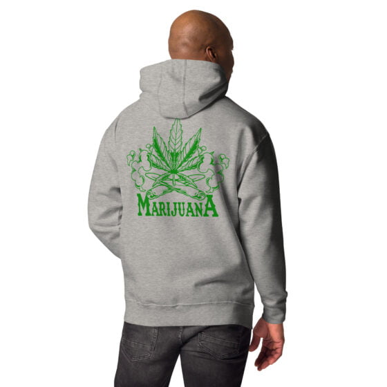 Marijuana Embroidered Hoodie - Image 20