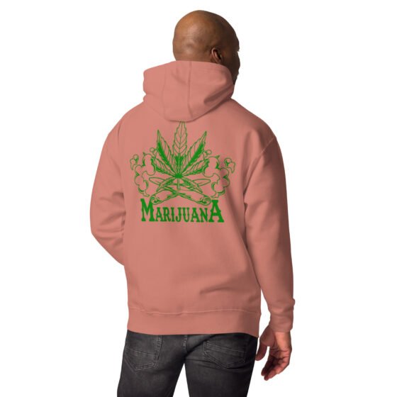 Marijuana Embroidered Hoodie - Image 18