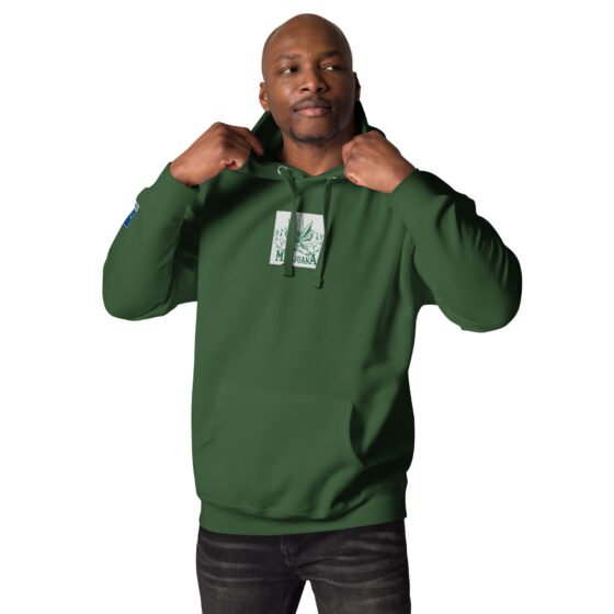 Marijuana Embroidered Hoodie - Image 13