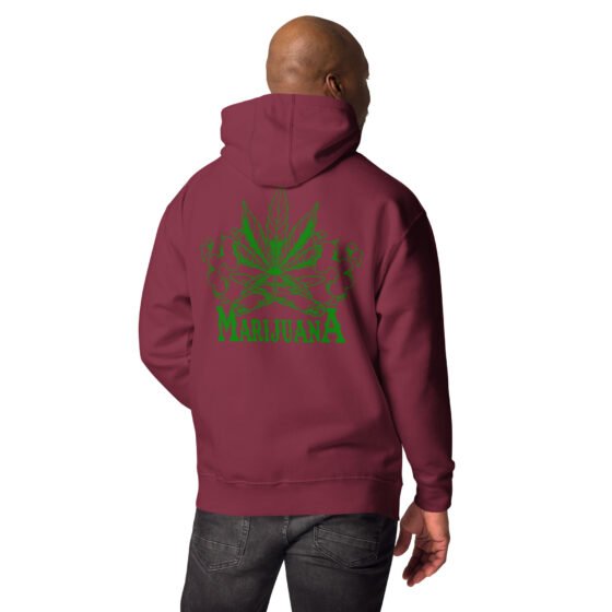 Marijuana Embroidered Hoodie - Image 6