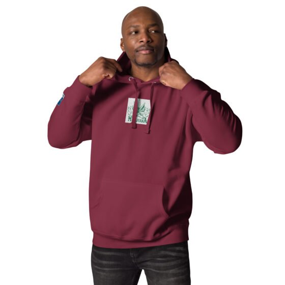 Marijuana Embroidered Hoodie - Image 5
