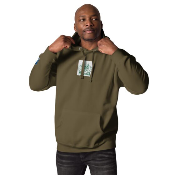 Marijuana Embroidered Hoodie - Image 15