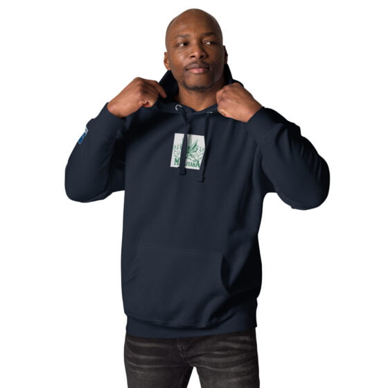 Marijuana Embroidered Hoodie - Image 3