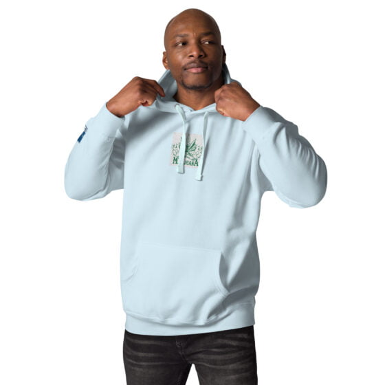 Marijuana Embroidered Hoodie - Image 21