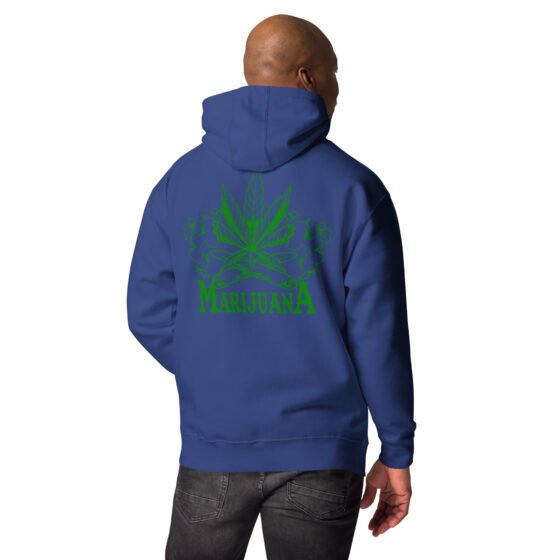 Marijuana Embroidered Hoodie - Image 10