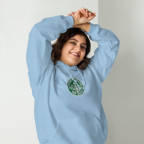 Spend my bucks on weed embroidered Hoodie - Image 10