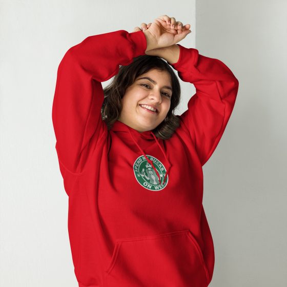 Spend my bucks on weed embroidered Hoodie - Image 4