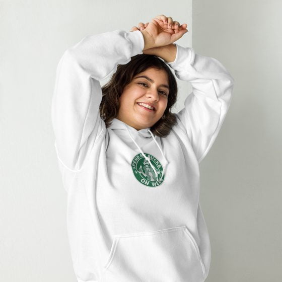 Spend my bucks on weed embroidered Hoodie - Image 12